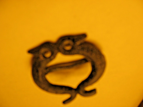 Fibule zoomorphe romaine en - ,
