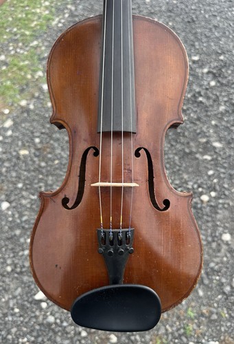 Old violin labeled - old,