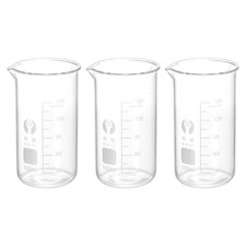 3Pcs 150ml Haut Forme Verre