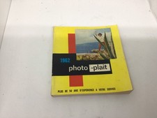 catalogue Photo -plait de 1962