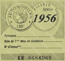 vignette 1956 voiture de