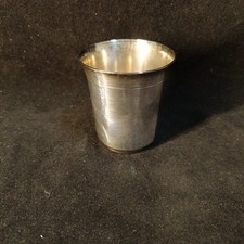 Timbale De Baptême Métal Argentée