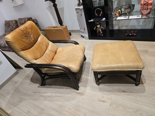 Fauteuil lounge vintage - , en