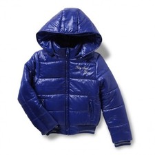 A - Blouson Doudoune Bleu Teddy Smith Girly Modèle Taryn  Taille 4 ans 