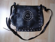 Sac main besace zara cuir - a,