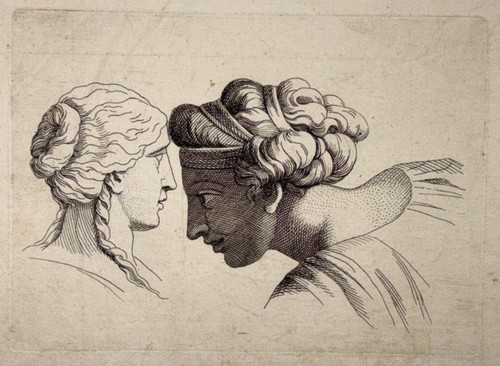 Etude tetes femmes - femmes, eau