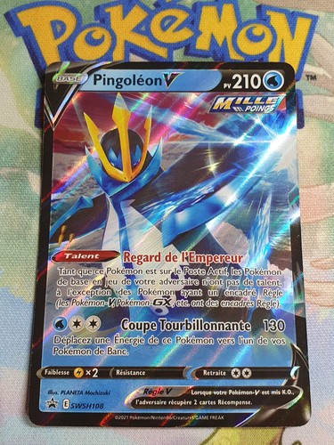 Carte pokemon pingoleon - carte, v
