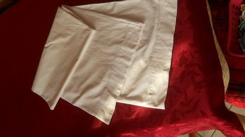Taie traversin blanche - taie, de
