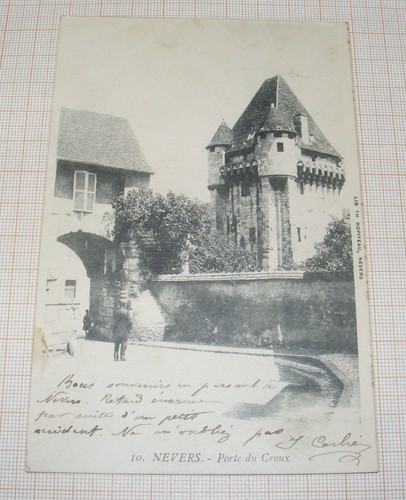 Carte postale ancienne nevers - carte,