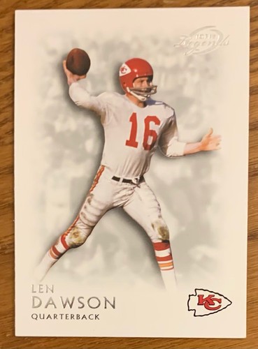 Len dawson 2011 topps legends - len,