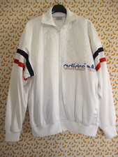 Veste Adidas Ventex Trefoil Blanc USA Etats unis 80'S Vintage Jacket - 186 / XL