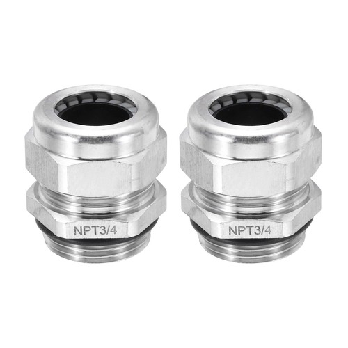 2pcs passe câble npt - npt, 3/4"