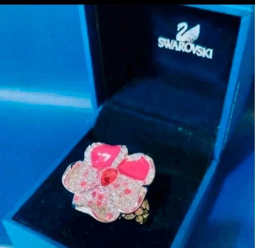 Swarovski bague sertie fleur - swarovski,