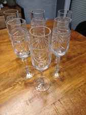 Cristal de Lorraine. 6 flûtes