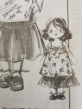 T7 PATRON POUPEE  MODES & TRAVAUX ROBE ET JUPON JUILLET 2005