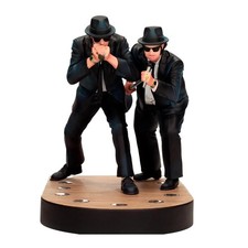 Les Blues Brothers Figurine PVC 7 Pouces Jake Et Elwood Avec Scène Éclairante