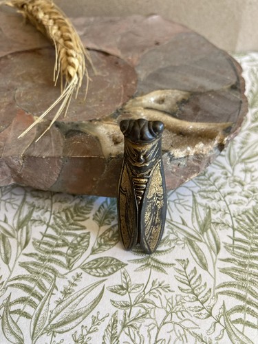 Ancienne broche celluloid - ancienne,
