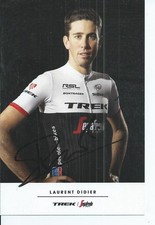 TDF CYCLISME autographe  de  LAURENT DIDIER    team  TREK