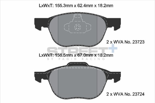 Plaquettes frein ford kuga - plaquettes, de