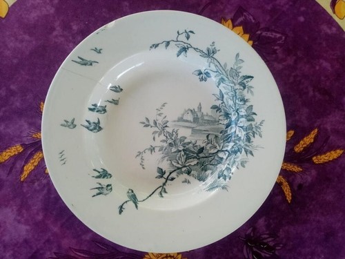 Assiette creuse dépôt - assiette,