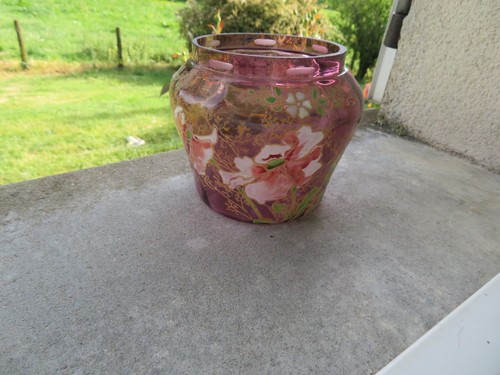 Ancien vase verre - ancien, en
