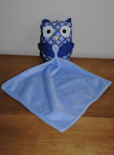 Doudou pommette hibou chouette - doudou,