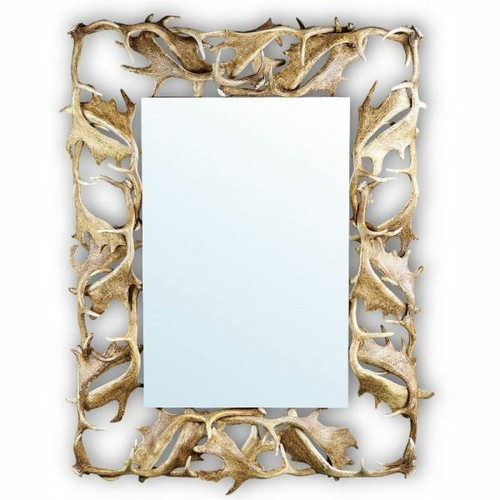 Miroir avec vrai - , bois