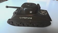 Tank militaire US jouet rare bois VINTAGE env. 1950.