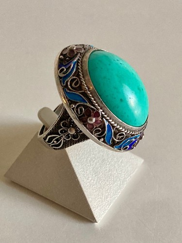 Bague argent massif filigrane