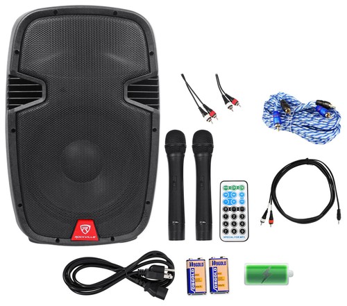 Rockville powered - powered, 12"