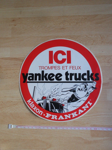 Autocollant camion trompes - camion,