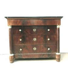 commode empire à colonne