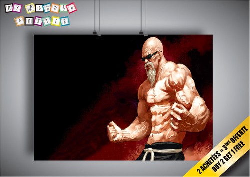 Poster tortue geniale goku - poster,
