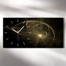 Horloge murale sur toile 60x30