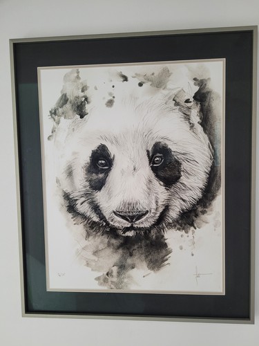 Sandrot lithographie panda - sandrot,