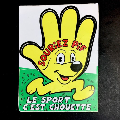 Pif gadget autocollant - gadget, :
