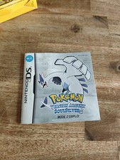 Notice POKEMON Version Soulsilver Argent Nintendo DS FRA ORIGINALE