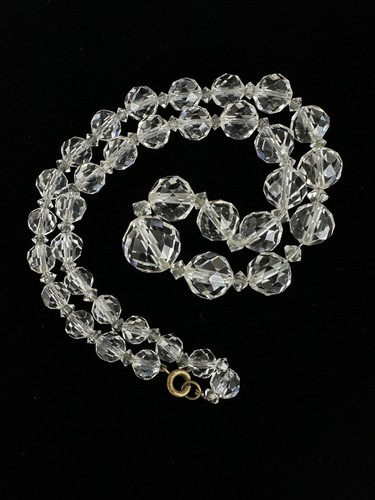 Collier perles quartz - collier, de