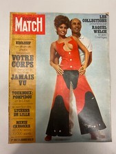 REVUE PARIS MATCH 1970 RAQUEL WELCH COLLECTION MODE  POMPIDOU MIRAGE LIBYE