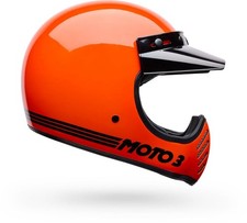 Casque Intégral Bell Moto-3 Classic Gloss Orange