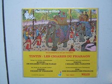 HERGE  TINTIN  /  DECALCO WILLEB /  LES CIGARES DU PHARAON  /  1978 