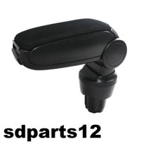 Accoudoir Central Pour Seat Mii (2011-2019) Console Tissu Noir Avec Rangement