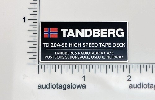 Tandberg 20a high - high, speed