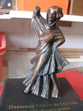 ++"515.1"STATUE BRONZE  "DANSEUSE VOILEE DE MYRINA"   REPRODUCTION EDITION ATLAS