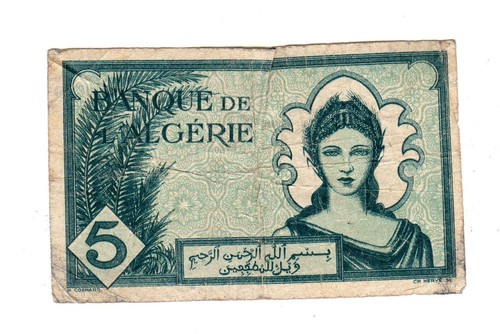 Algeria algerie billet - algeria, 5