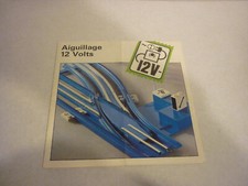 LEGO, catalogue dépliant train aiguillage 12v sans date