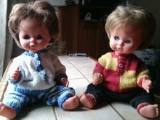  LOT 2 Poupons "6 Gégé CK