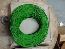 100 METRES FIL de CABLAGE SOUPLE   VERT 0.38 mm2   / 1.6 ext     DepD6h4