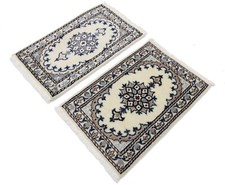 Tapis Persan Original 2ème Nain Poshti Neuf 40 Cm X 60 Cm En Excellent État