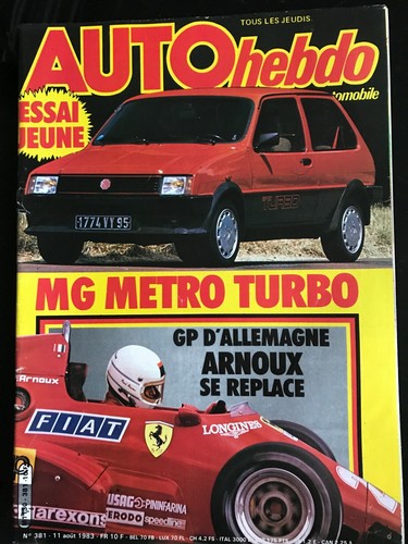 Auto hebdo 381 08 1983 - hebdo,